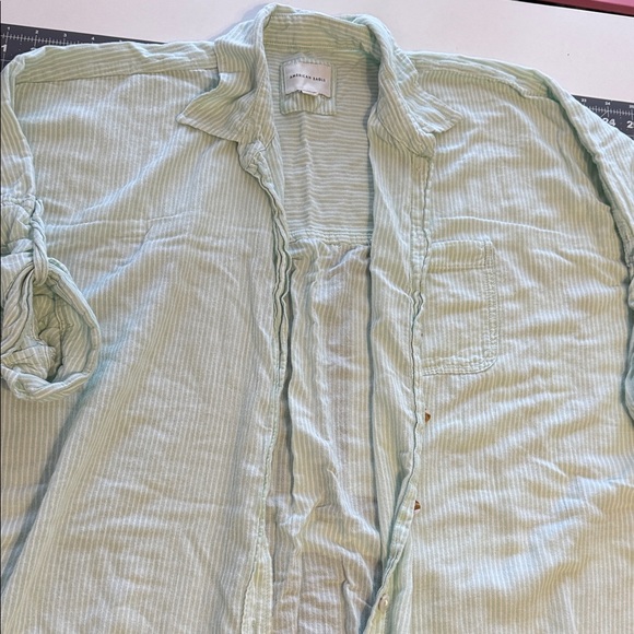 American Eagle Mint Striped Top - Picture 1 of 6